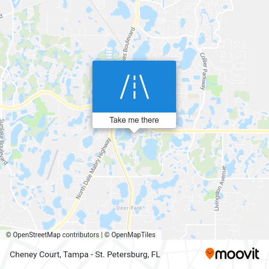 Cheney Court map