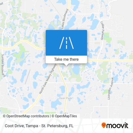 Mapa de Coot Drive