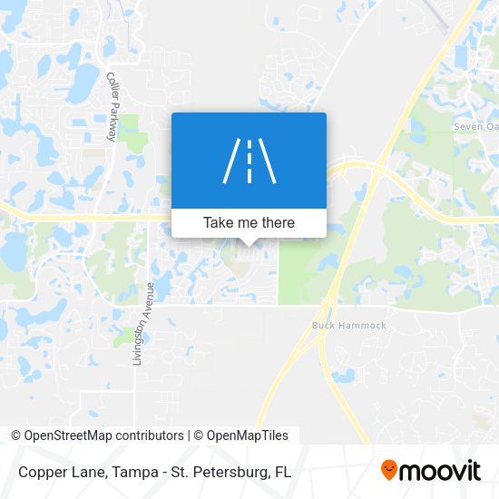 Copper Lane map