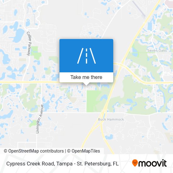 Cypress Creek Road map