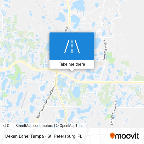 Dekan Lane map