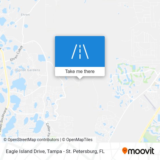 Eagle Island Drive map
