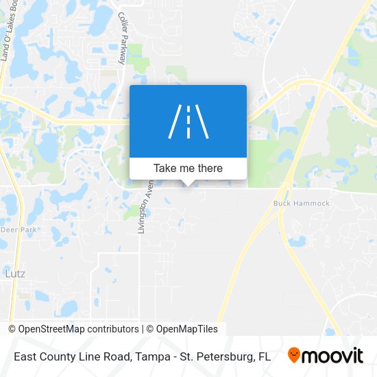 East County Line Road map