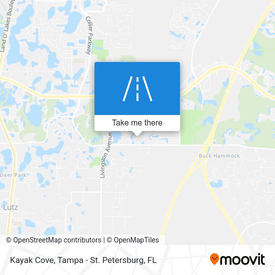 Kayak Cove map