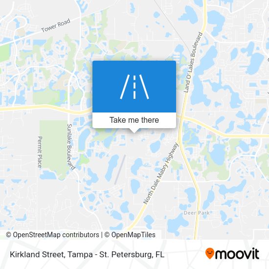 Kirkland Street map