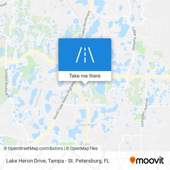 Lake Heron Drive map