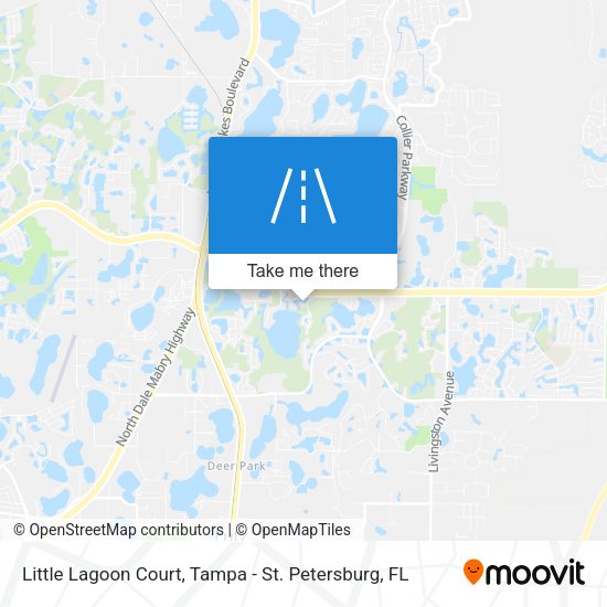 Mapa de Little Lagoon Court