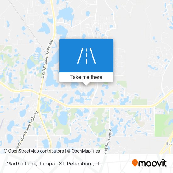 Martha Lane map
