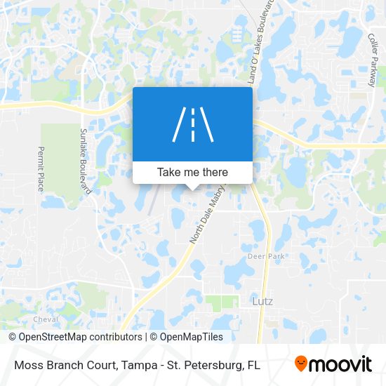 Mapa de Moss Branch Court