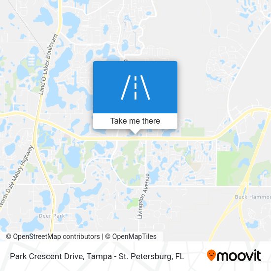 Mapa de Park Crescent Drive