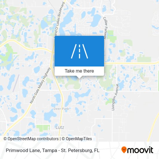 Primwood Lane map