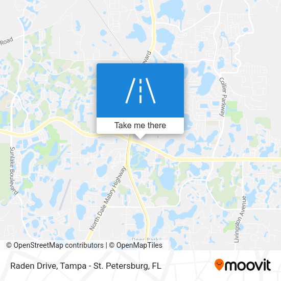 Raden Drive map