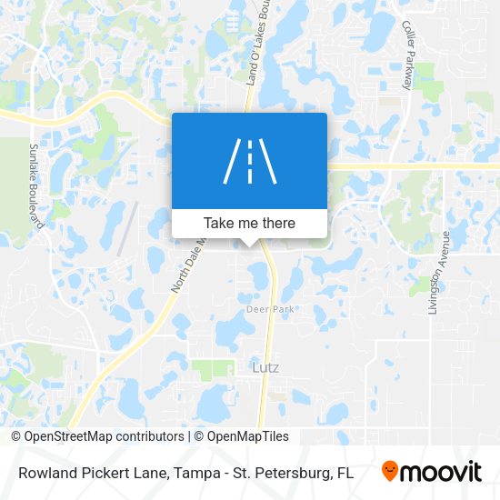 Rowland Pickert Lane map
