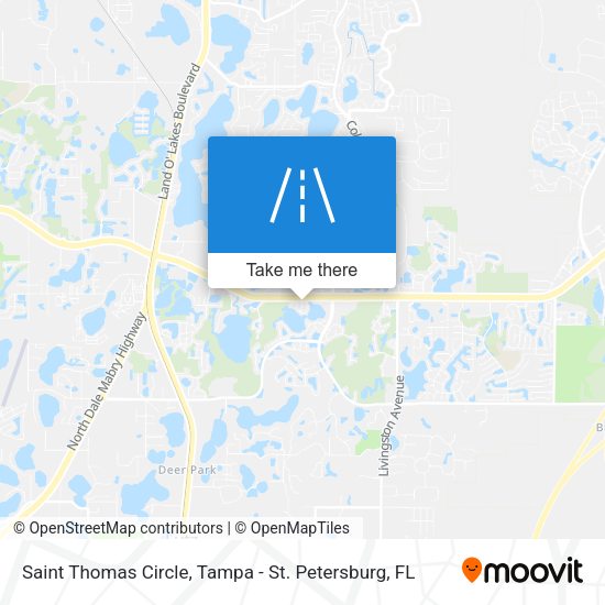 Mapa de Saint Thomas Circle