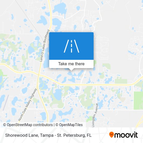 Shorewood Lane map