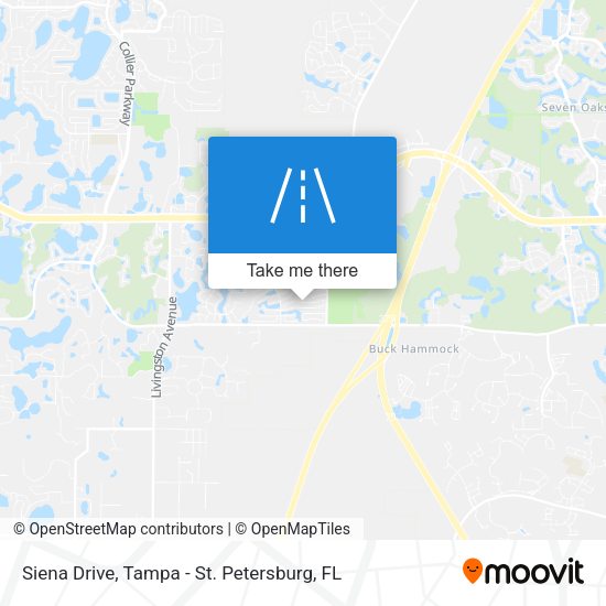 Siena Drive map