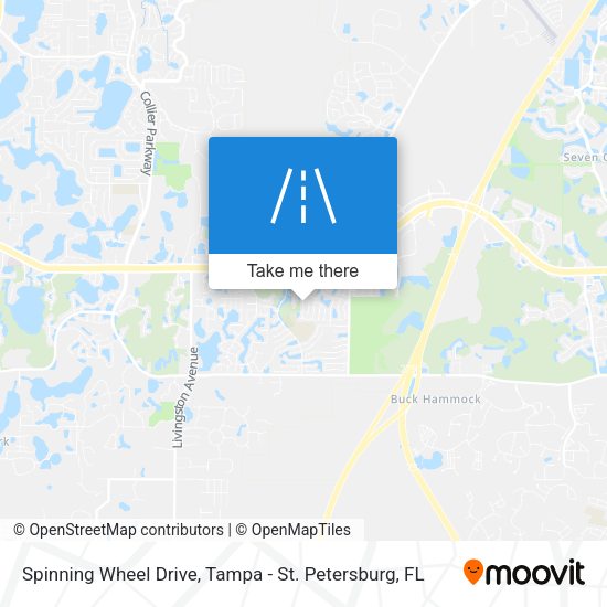 Spinning Wheel Drive map