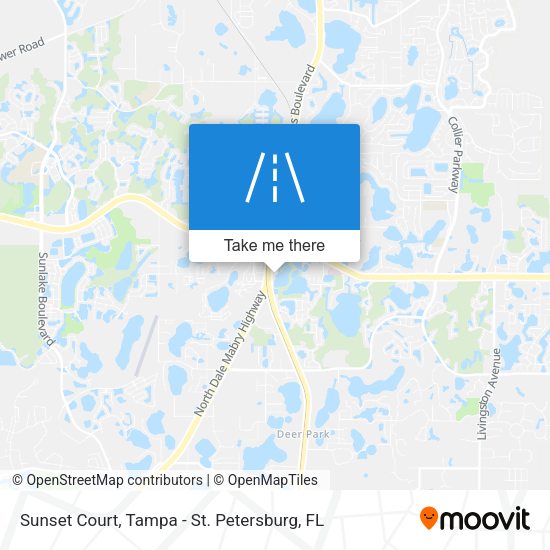 Mapa de Sunset Court