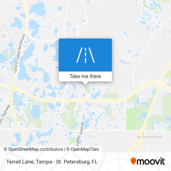 Terrell Lane map