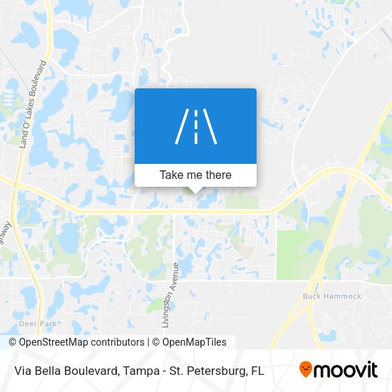 Mapa de Via Bella Boulevard