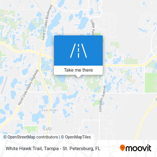 White Hawk Trail map