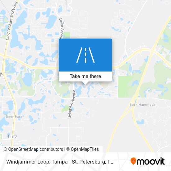 Windjammer Loop map