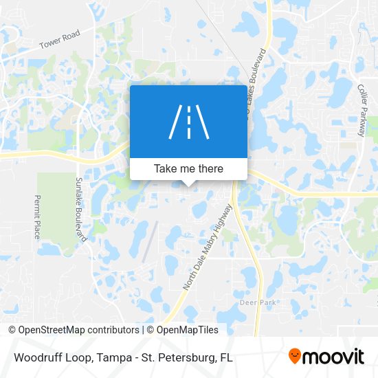 Woodruff Loop map