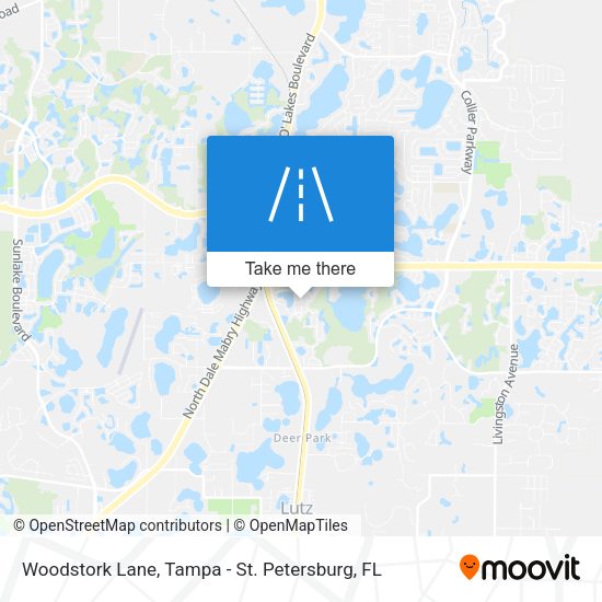Woodstork Lane map