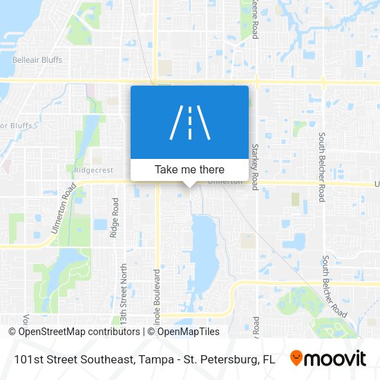 Mapa de 101st Street Southeast