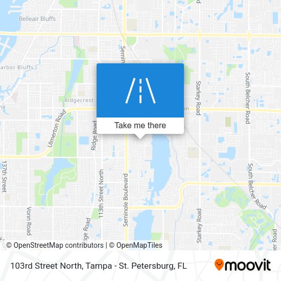 Mapa de 103rd Street North