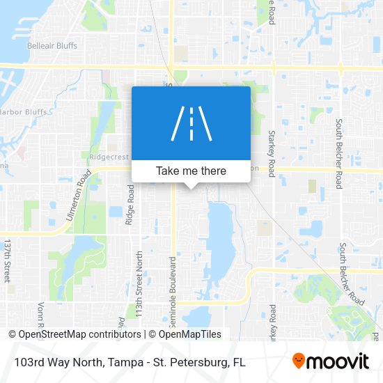 103rd Way North map