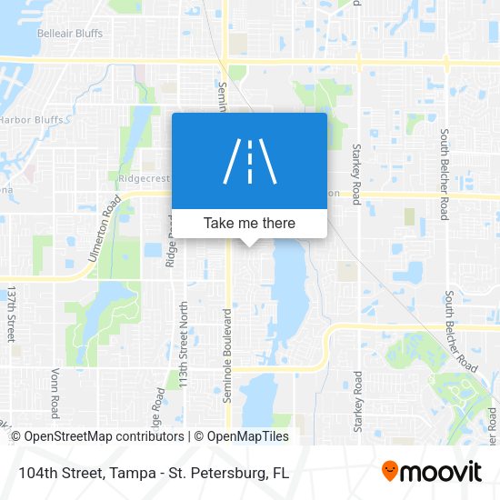104th Street map