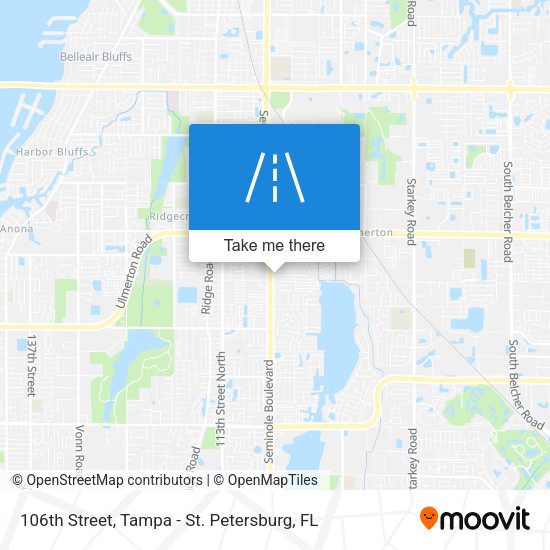 106th Street map