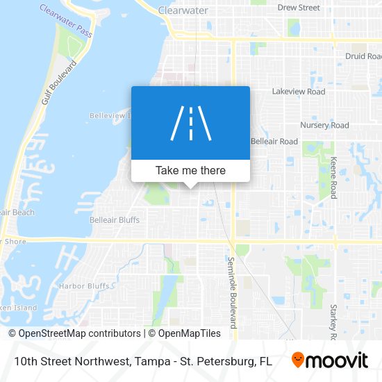 Mapa de 10th Street Northwest