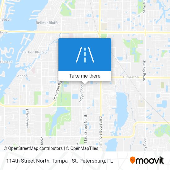 114th Street North map