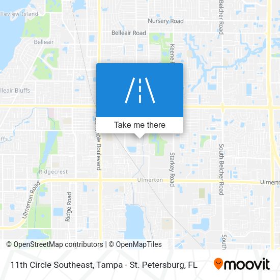 Mapa de 11th Circle Southeast