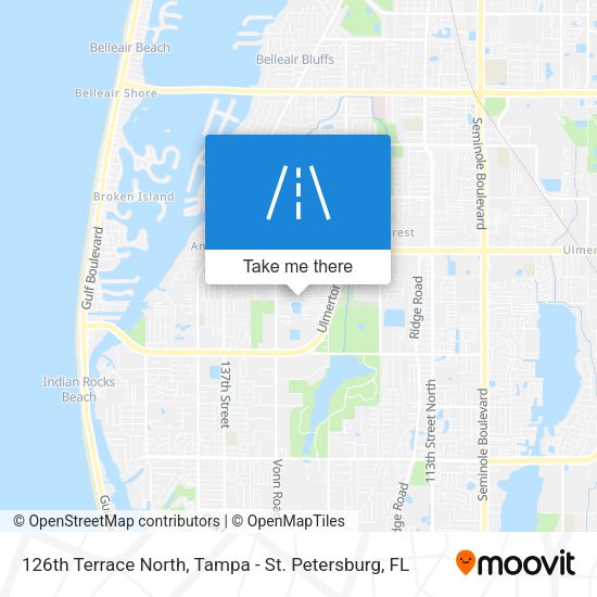 Mapa de 126th Terrace North