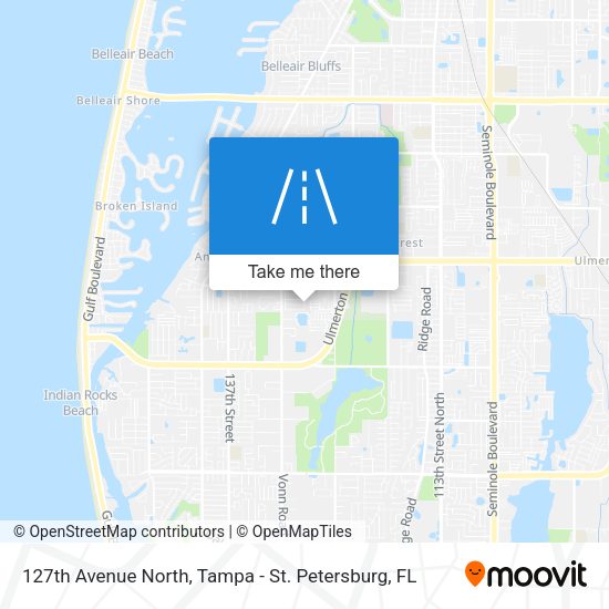 127th Avenue North map