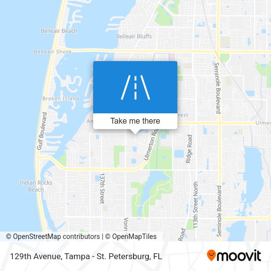 129th Avenue map