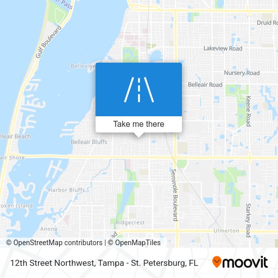 Mapa de 12th Street Northwest