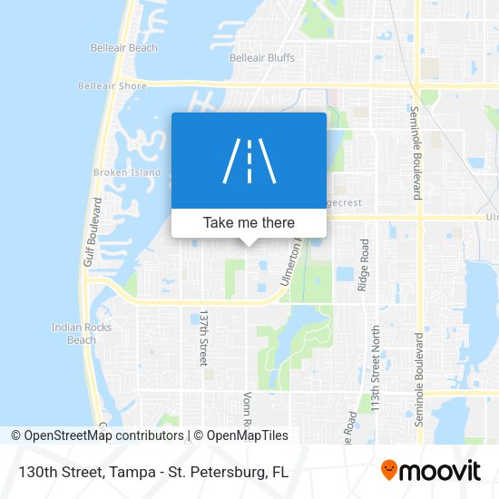 130th Street map