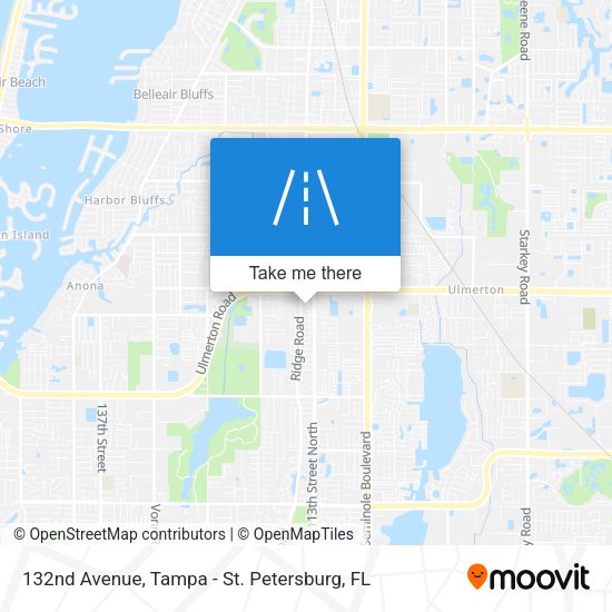 132nd Avenue map