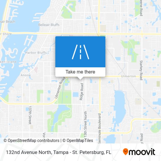 132nd Avenue North map