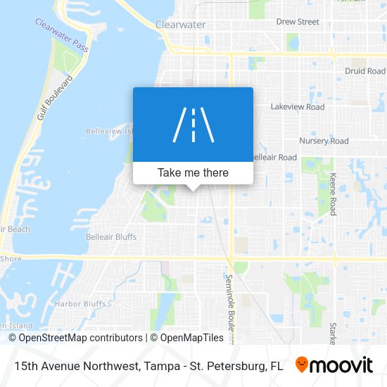 15th Avenue Northwest map