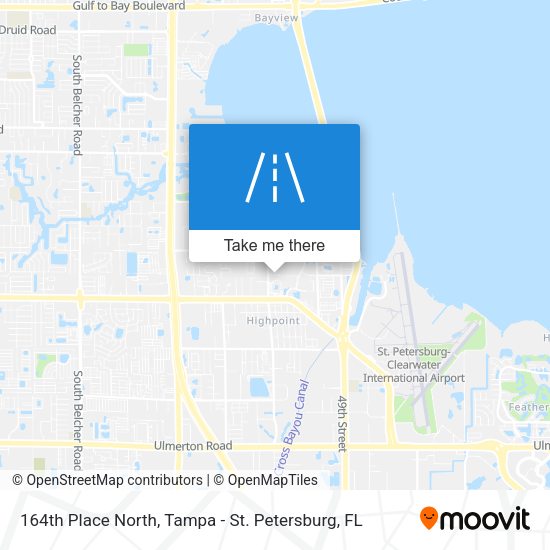 Mapa de 164th Place North