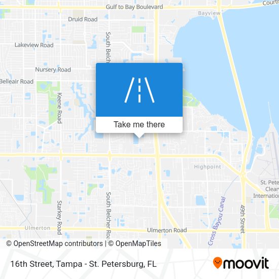 16th Street map