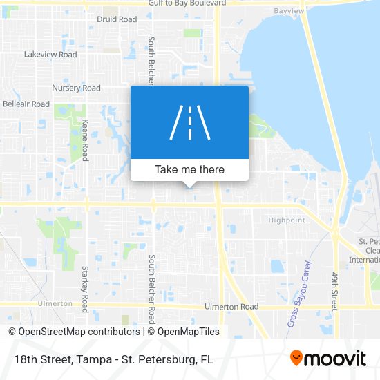 18th Street map