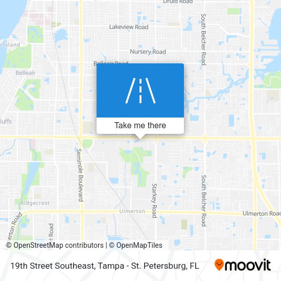 19th Street Southeast map