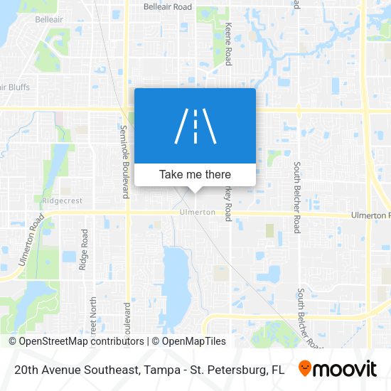 20th Avenue Southeast map