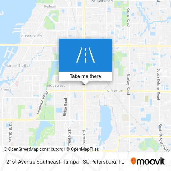 21st Avenue Southeast map